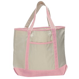Q-TEES LARGE CANVAS DELUXE TOTE Q1500 | Custom Apparel